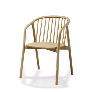 Nordic Oak Dining Chair with Arms