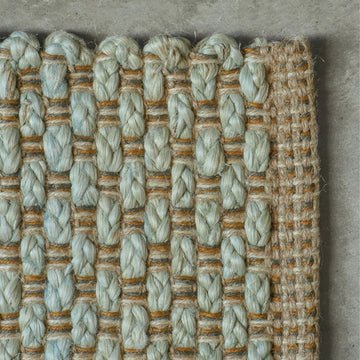 Tappeto Jute Rug - Pale Ocean