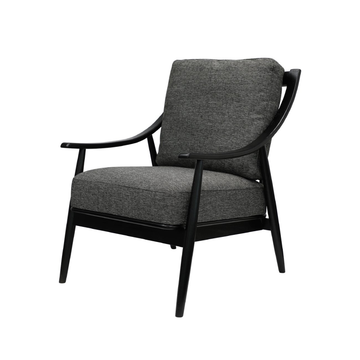 Akitio Armchair - Dark Grey with Black Frame