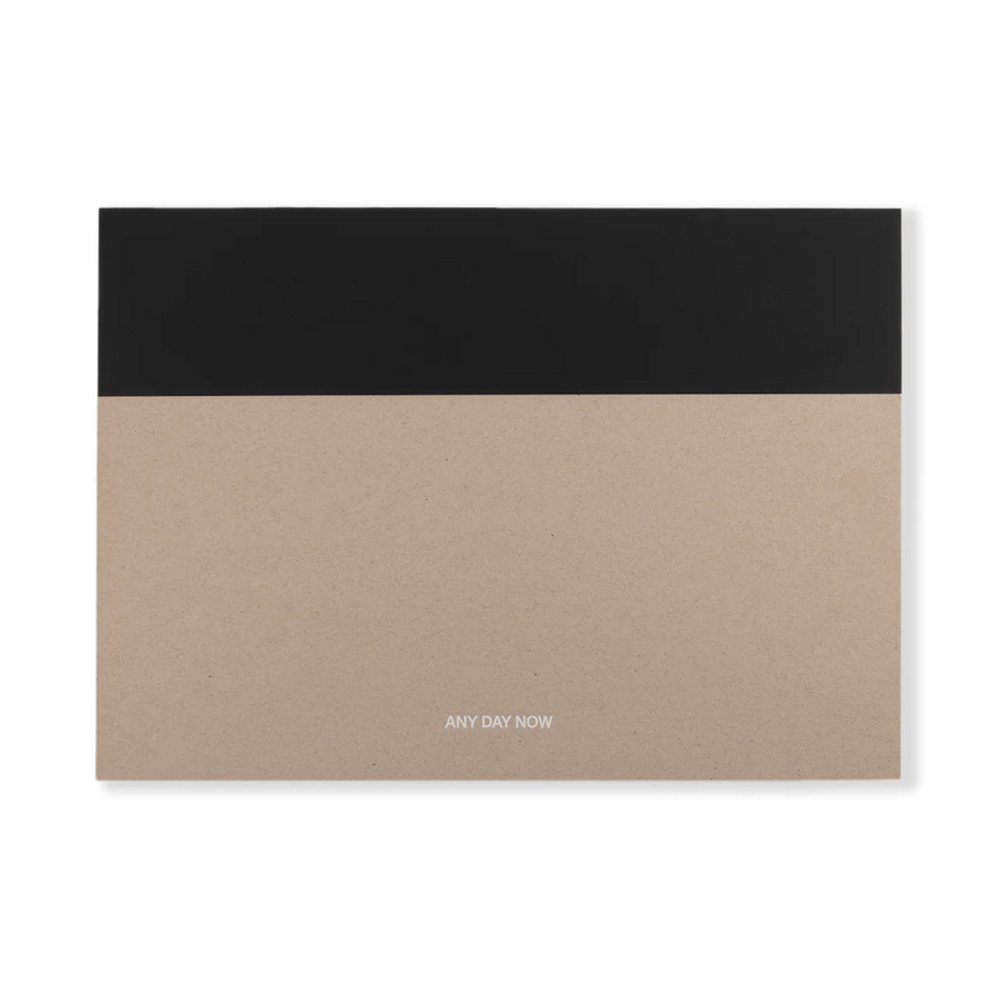 A4 Weekly Desk Pad - Black & Grey