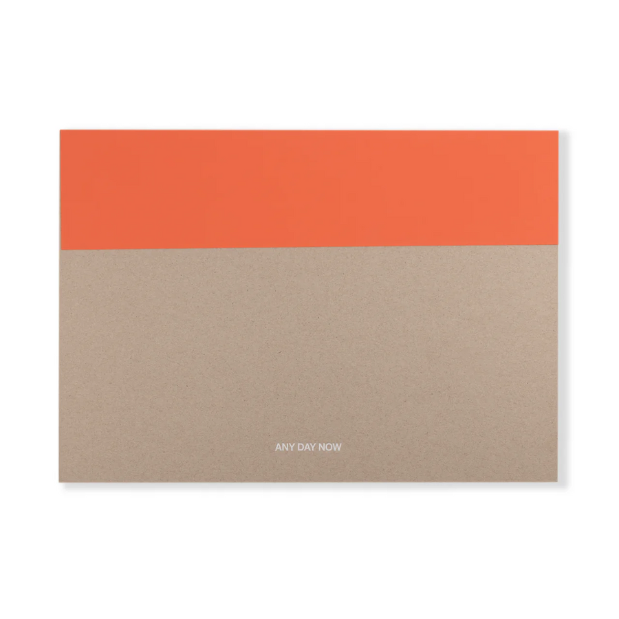 A4 Weekly Desk Pad - Red & Orange