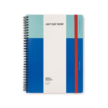 B5 Dot Grid Spiral Notebook - Mint and Blue