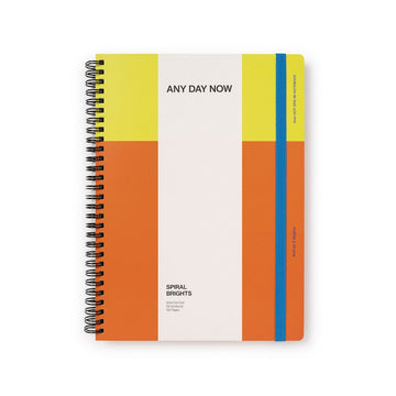 B5 Dot Grid Spiral Notebook - Yellow and Orange