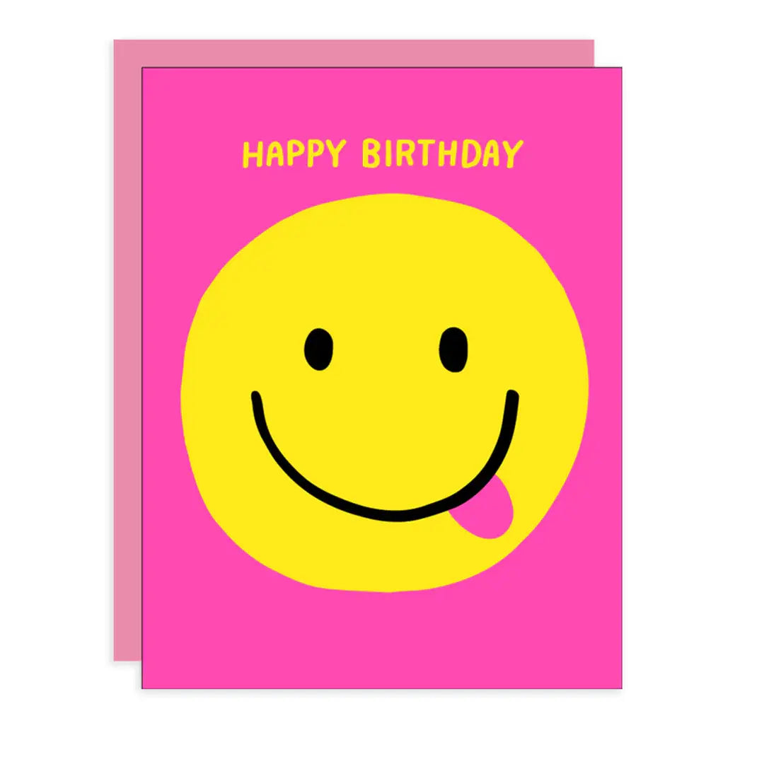 Happy Face Birthday Card | The Axe | Wellington