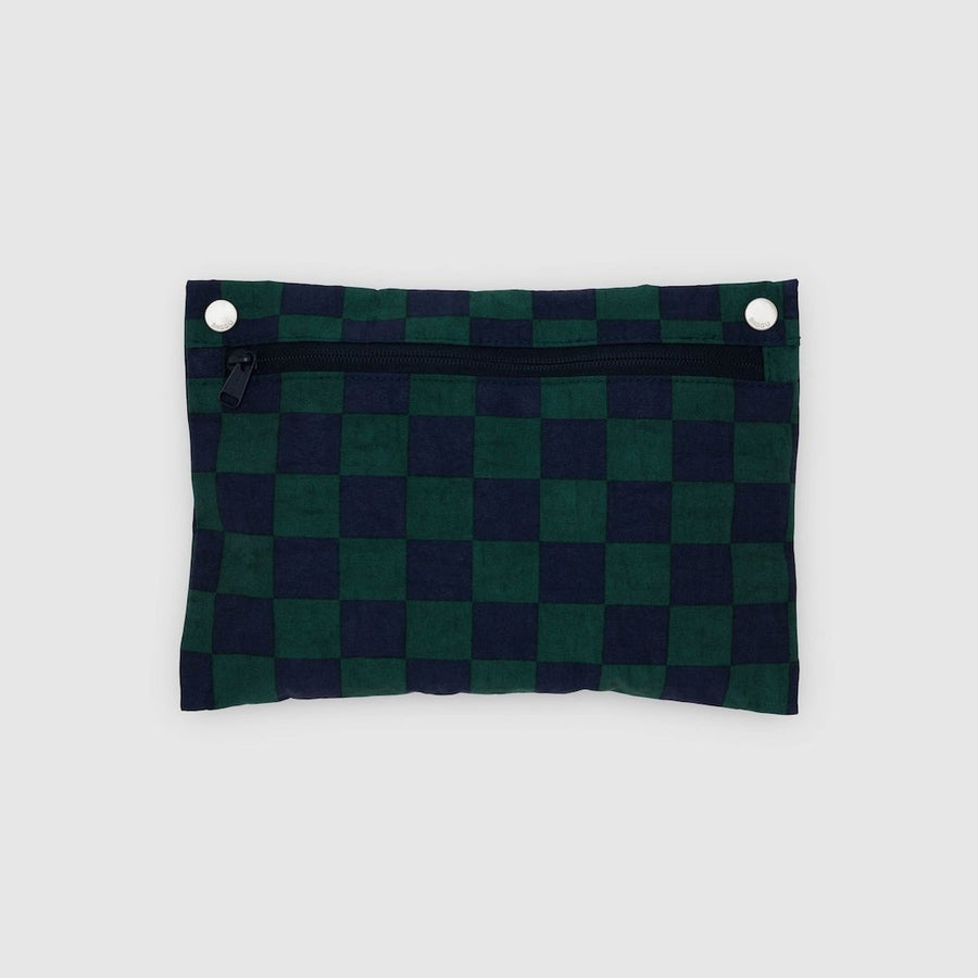 Travel Cloud Bag - Navy Green Check