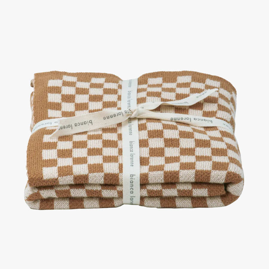 Chekka Hand Towel - Clay