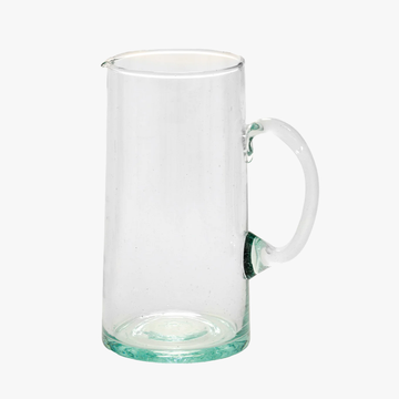 Moroccan Carafe with Handle - Clear