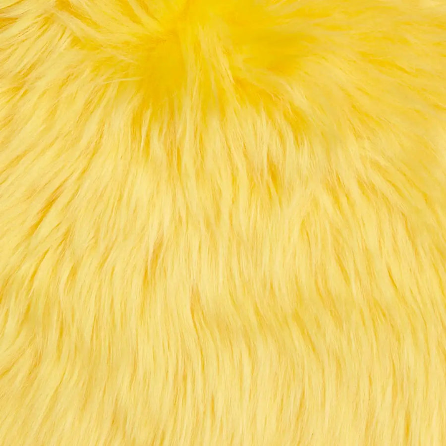 New Zealand Long Wool Sheepskin Rug - Lemon