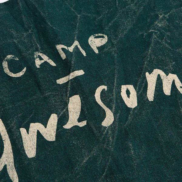 Camp Awesome Cushion & Banner - Green