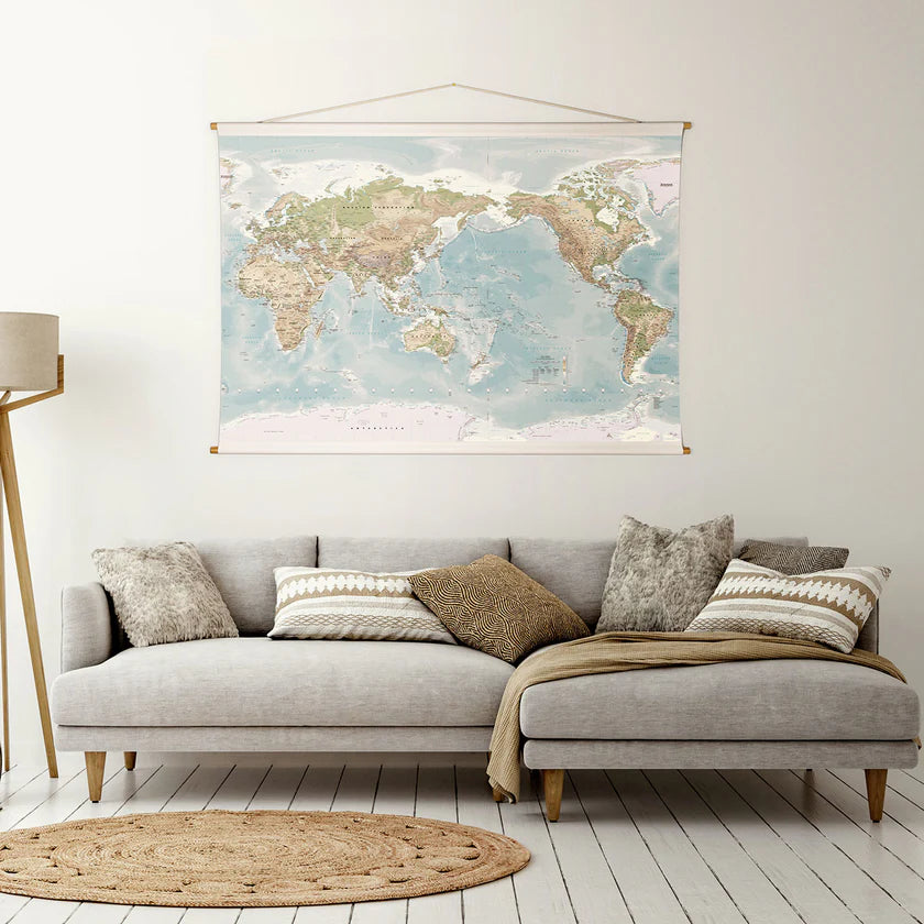 World Canvas Map