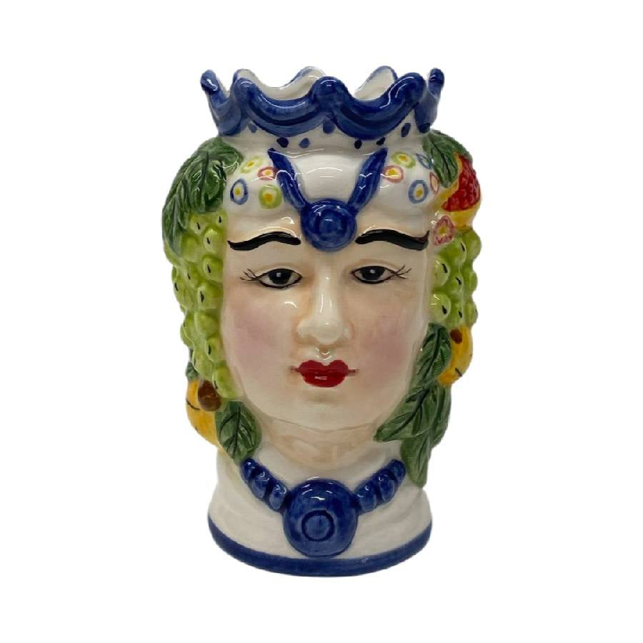 Ceramic Positano Vase - 12cm