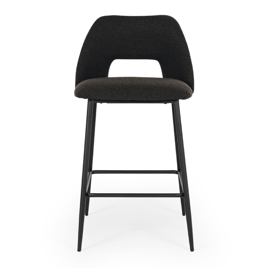 Cinderella Barstool - Anthracite Boucle