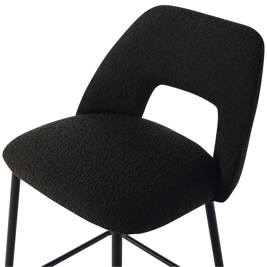 Cinderella Barstool - Anthracite Boucle