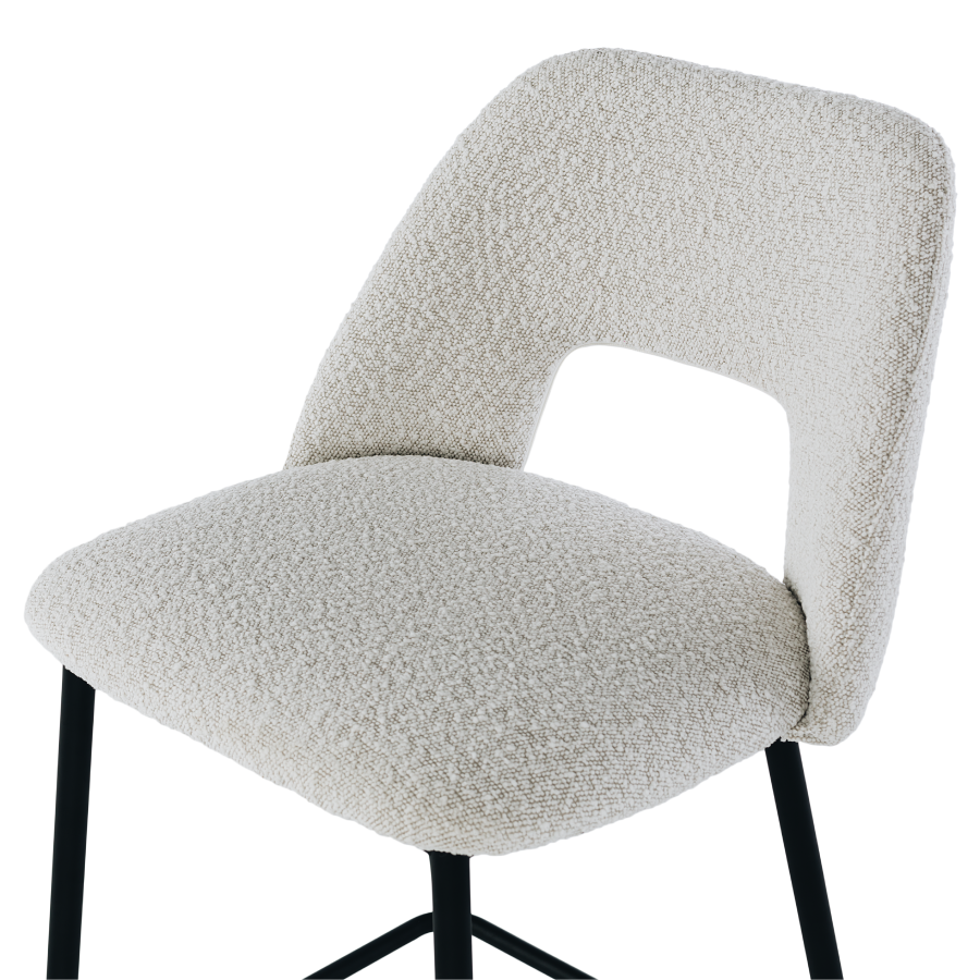 Cinderella Barstool - Pumice Boucle