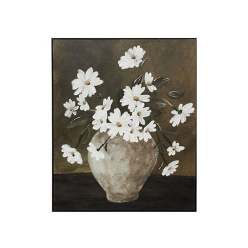 Photographic Daisy Arrangement Canvas Art Print