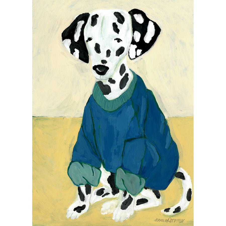 Dalmatian in Sweatshirt Print