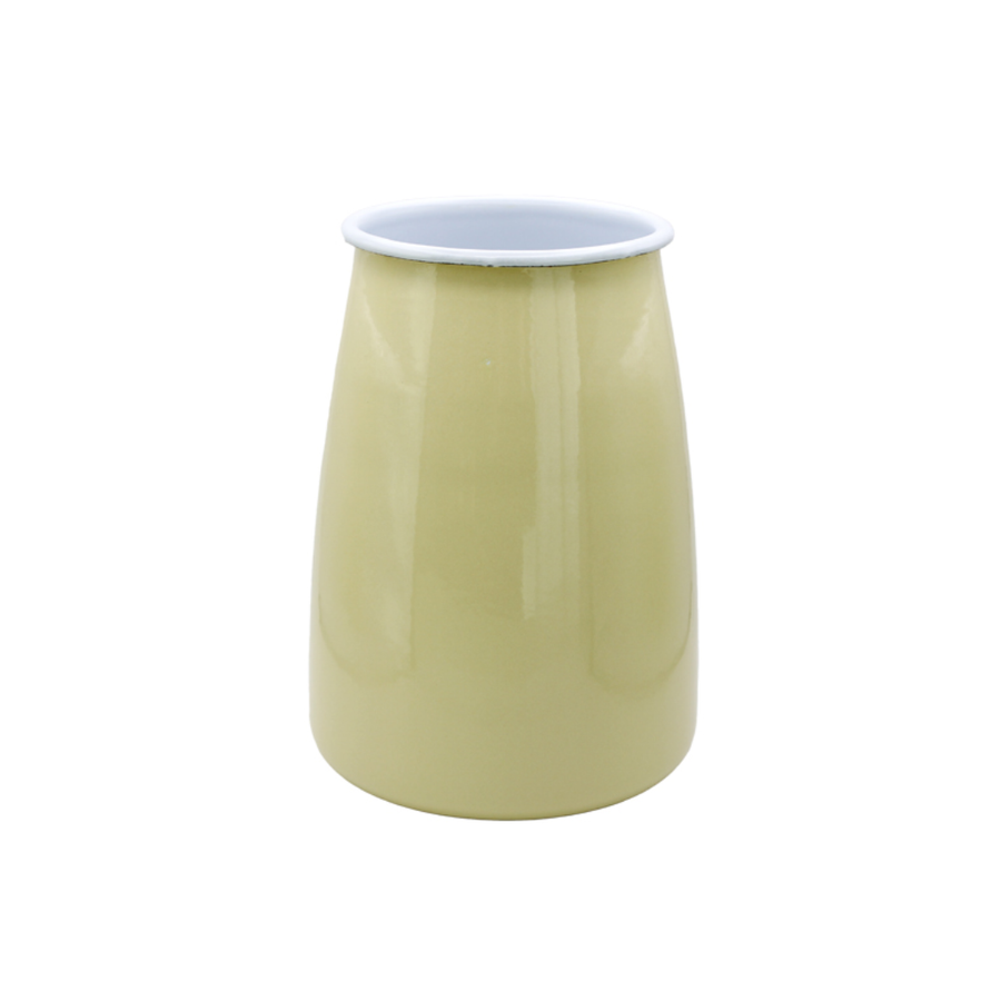 Enamel Utensil Holder - Butter