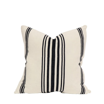 Freya Cushion - Indigo Stripe