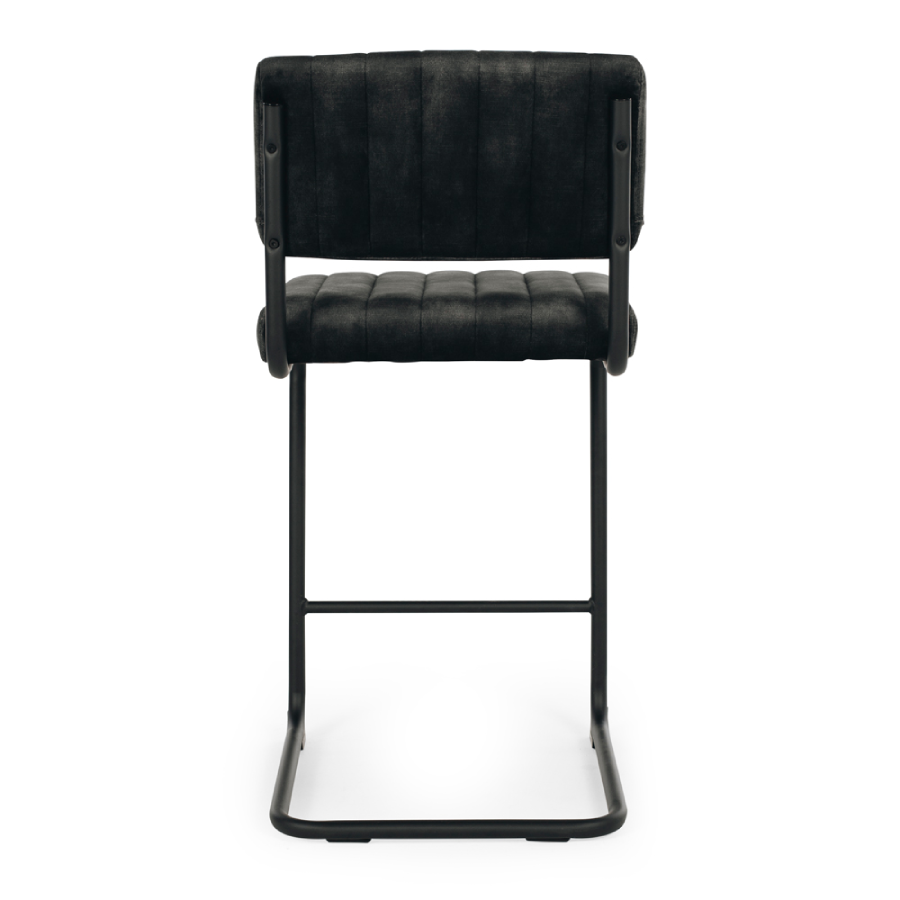 Halo Barstool - Anthracite Velvet