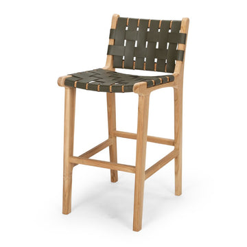 Tijuana Highback Barstool - Olive