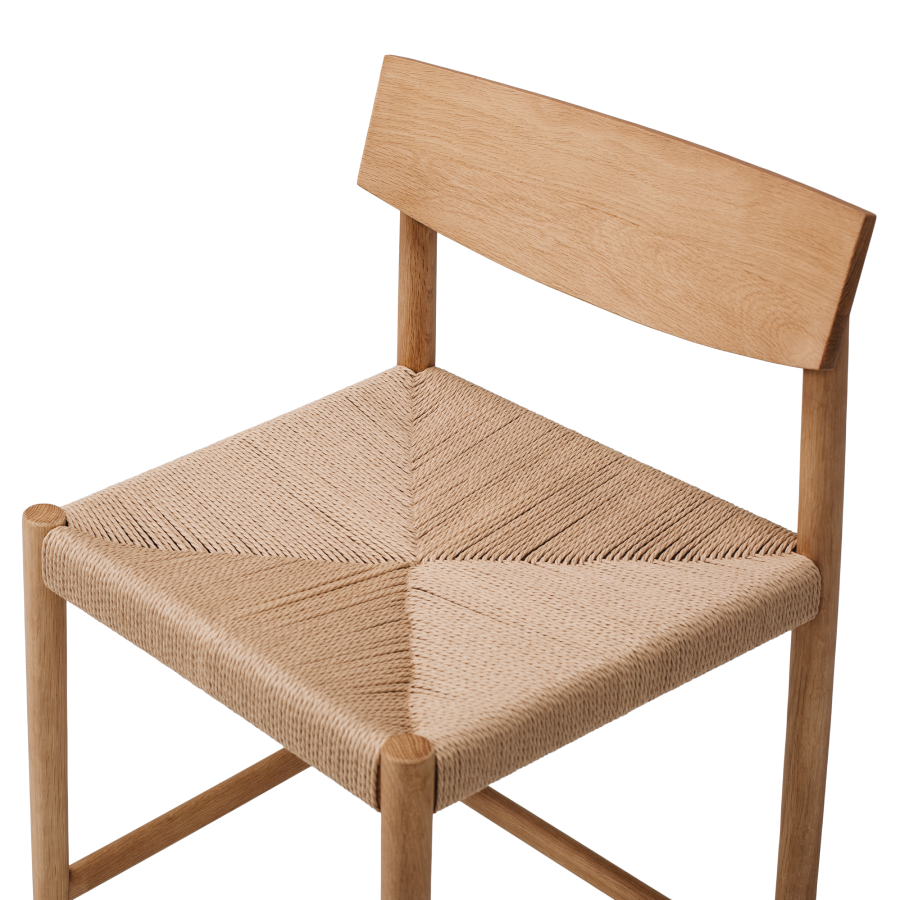 Ingrid Highback Barstool - Oak