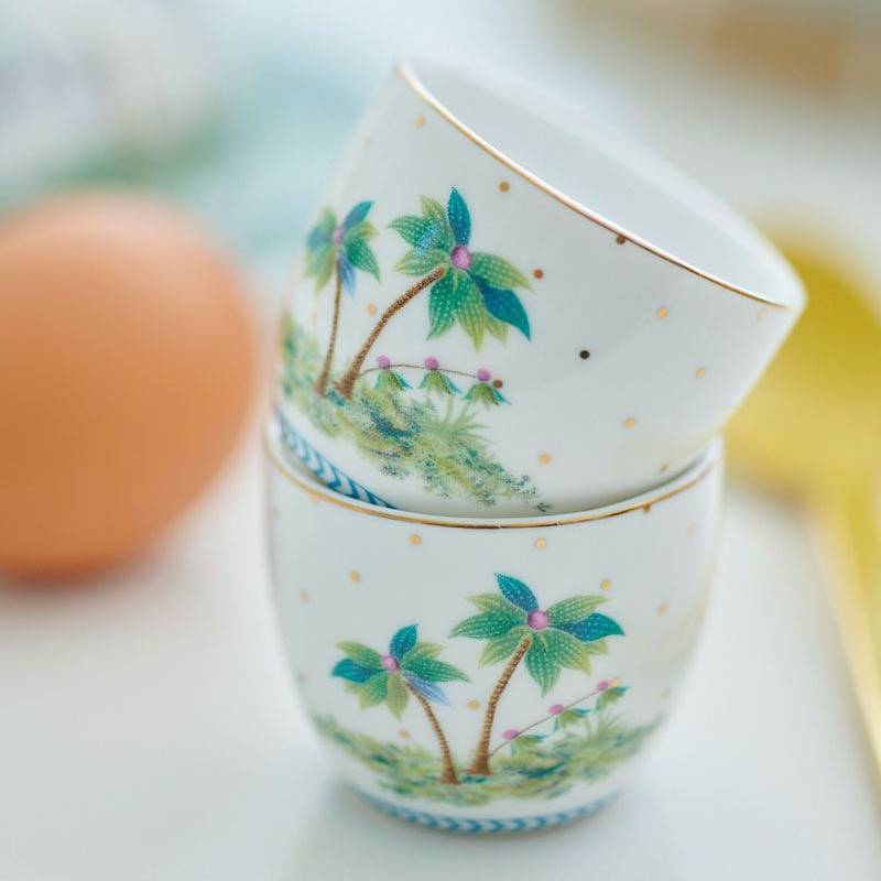 Jolie Egg Cup - Gold Dots