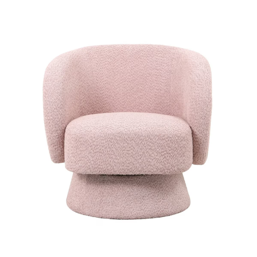 Krona Swivel Armchair - Mink