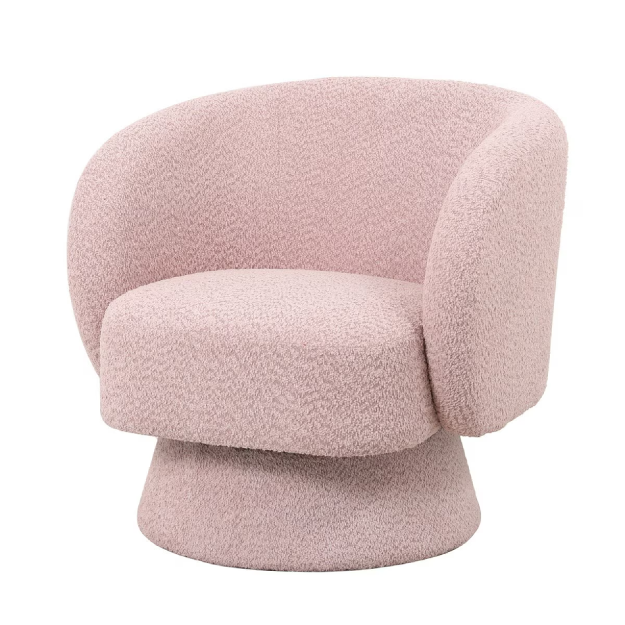 Krona Swivel Armchair - Mink