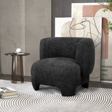 Krona Lounge Armchair - Charcoal