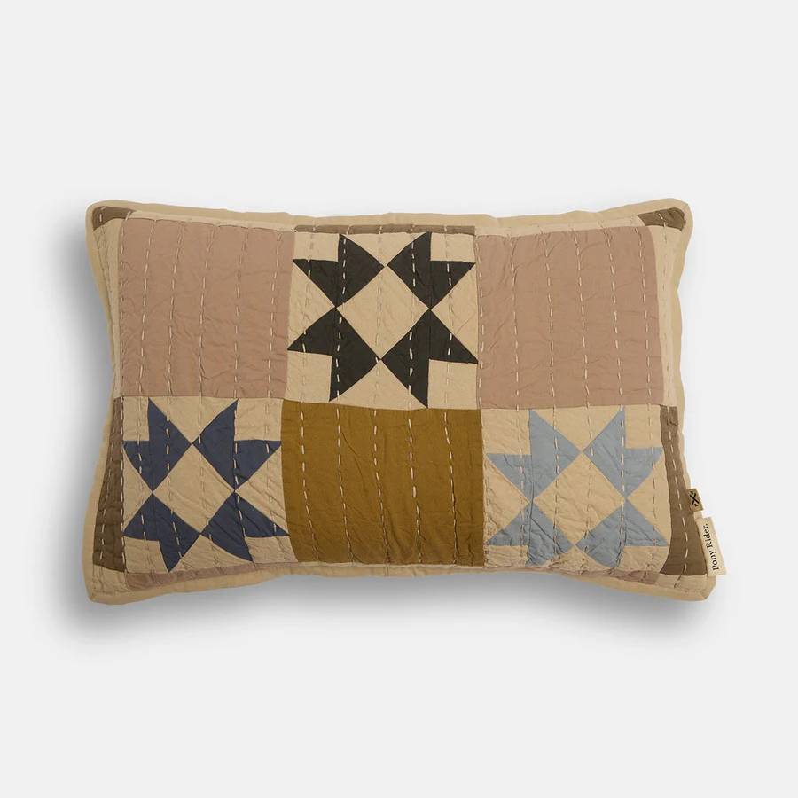 Lil Mountaineer Cushion - Patchwork