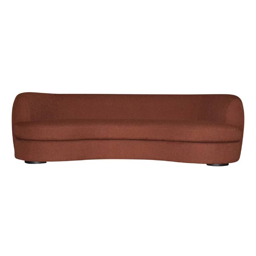 Paloma 3 Seat Sofa - Rust