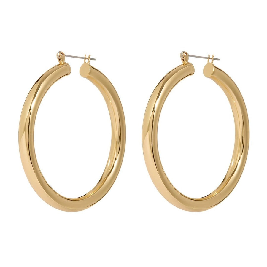 Amalfi Tube Hoops - Gold