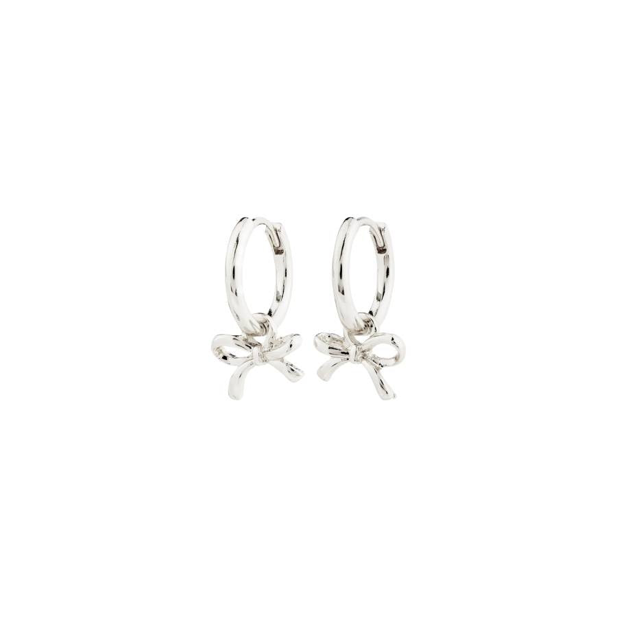 Lysandra Hoop Earrings - Silver