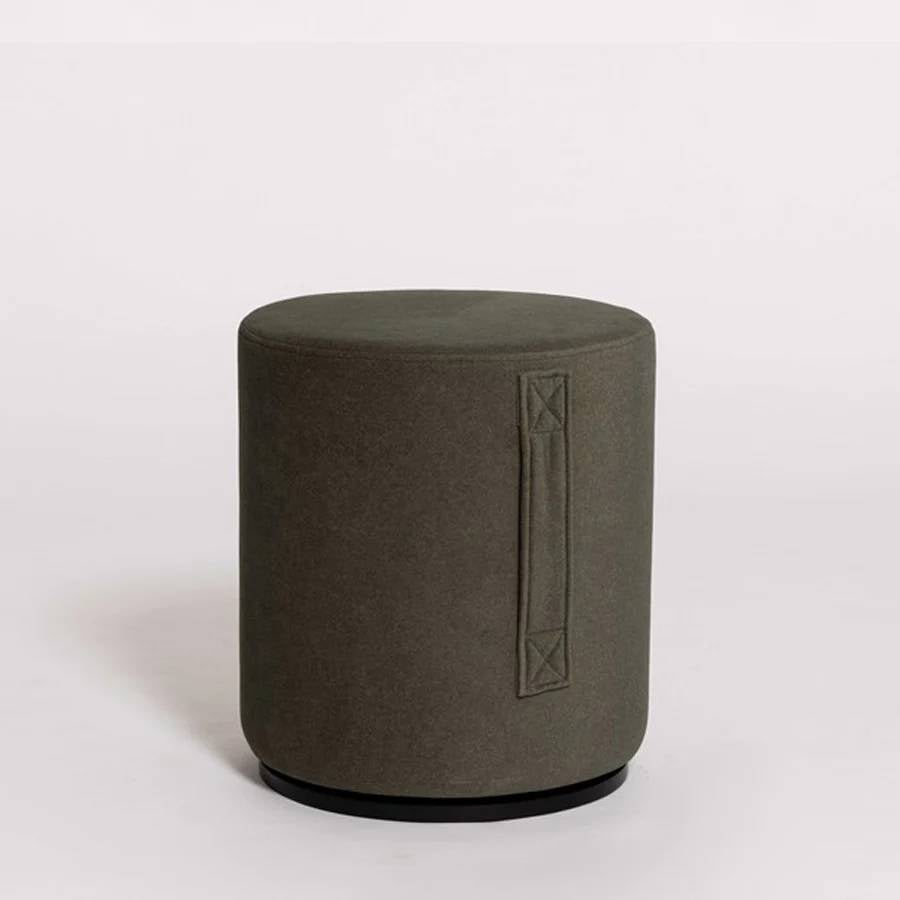 Mee Swivel Ottoman - Olive