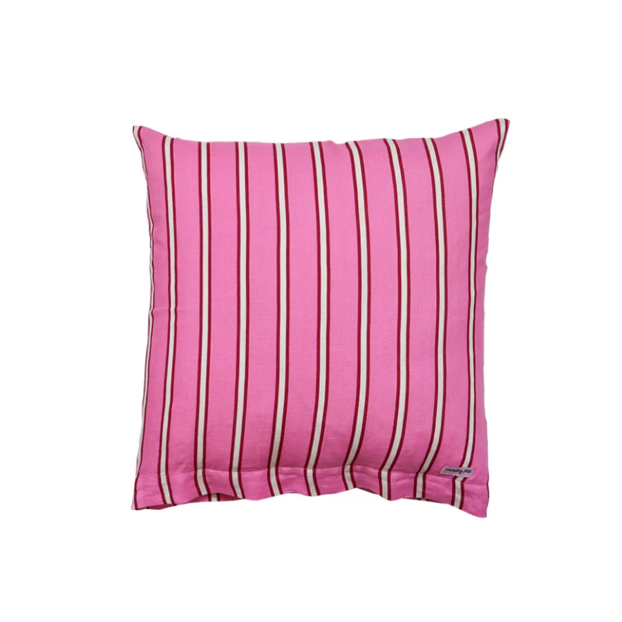 Euro Pillowcase Set - Raspberry Stripe