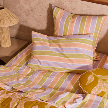 Standard Pillowcase Set - Miami Stripe