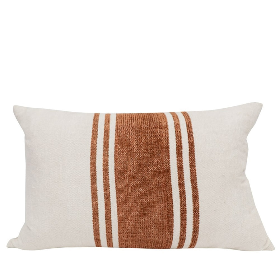 Nova Rectangle Cushion - Cream/Bronze