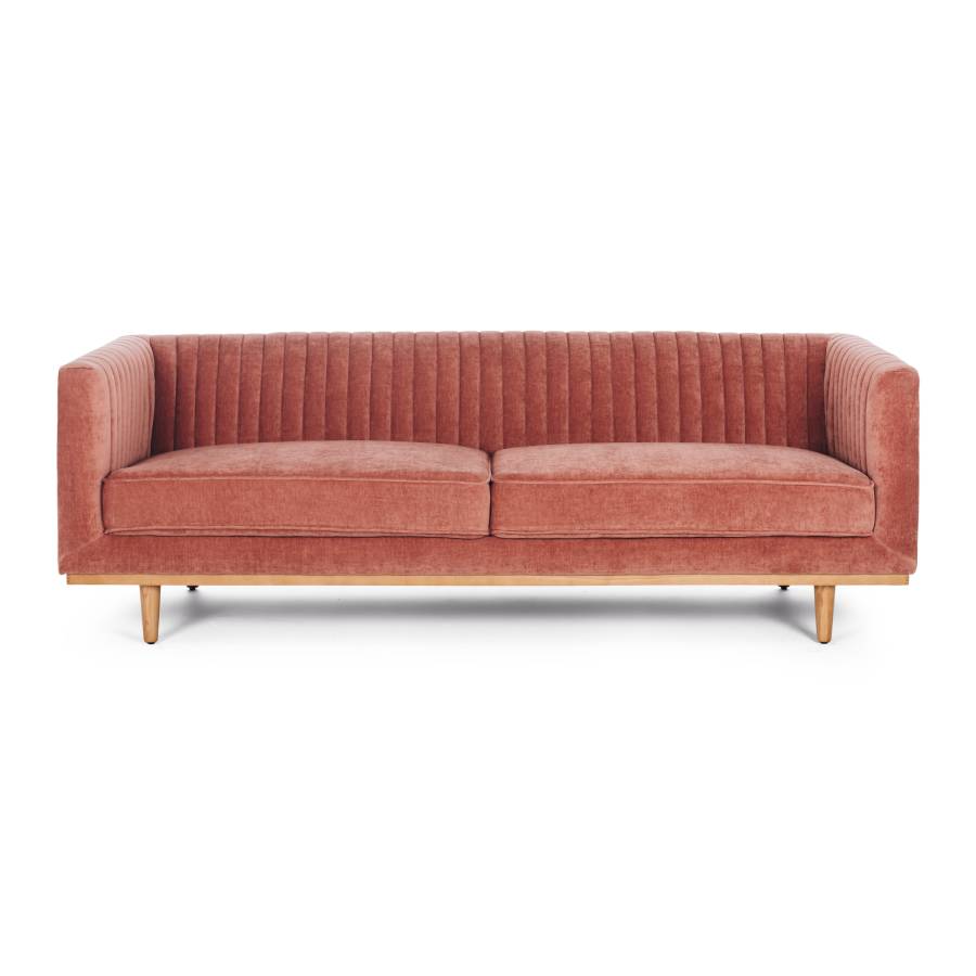 Paihia 3 Seat Sofa - Amber Rose