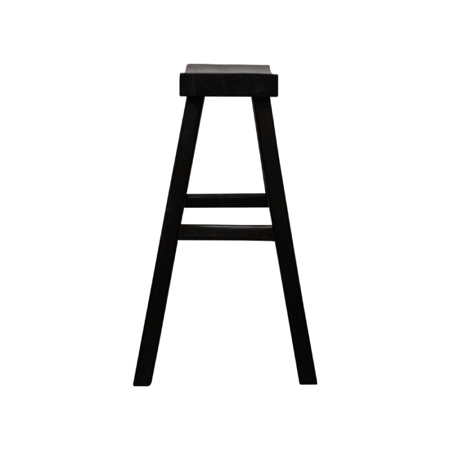 Parq Rectangle Barstool - Black