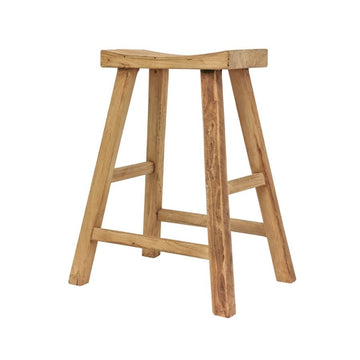 Parq Rectangle Barstool - Natural