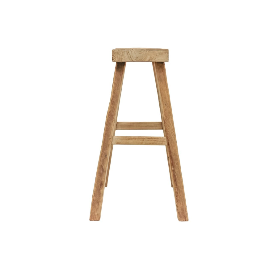 Parq Rectangle Barstool - Natural