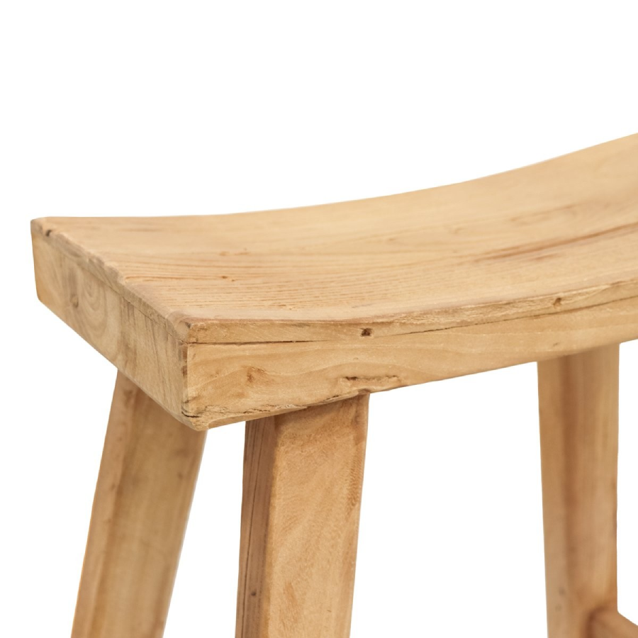 Parq Rectangle Barstool - Natural