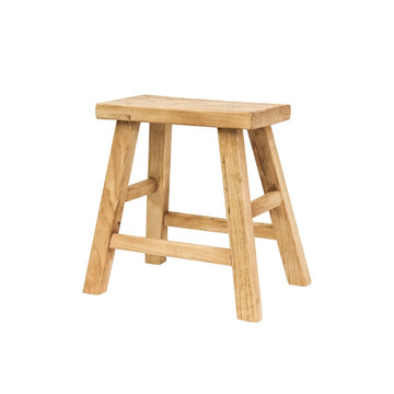 Parq Rectangle Stool - Natural