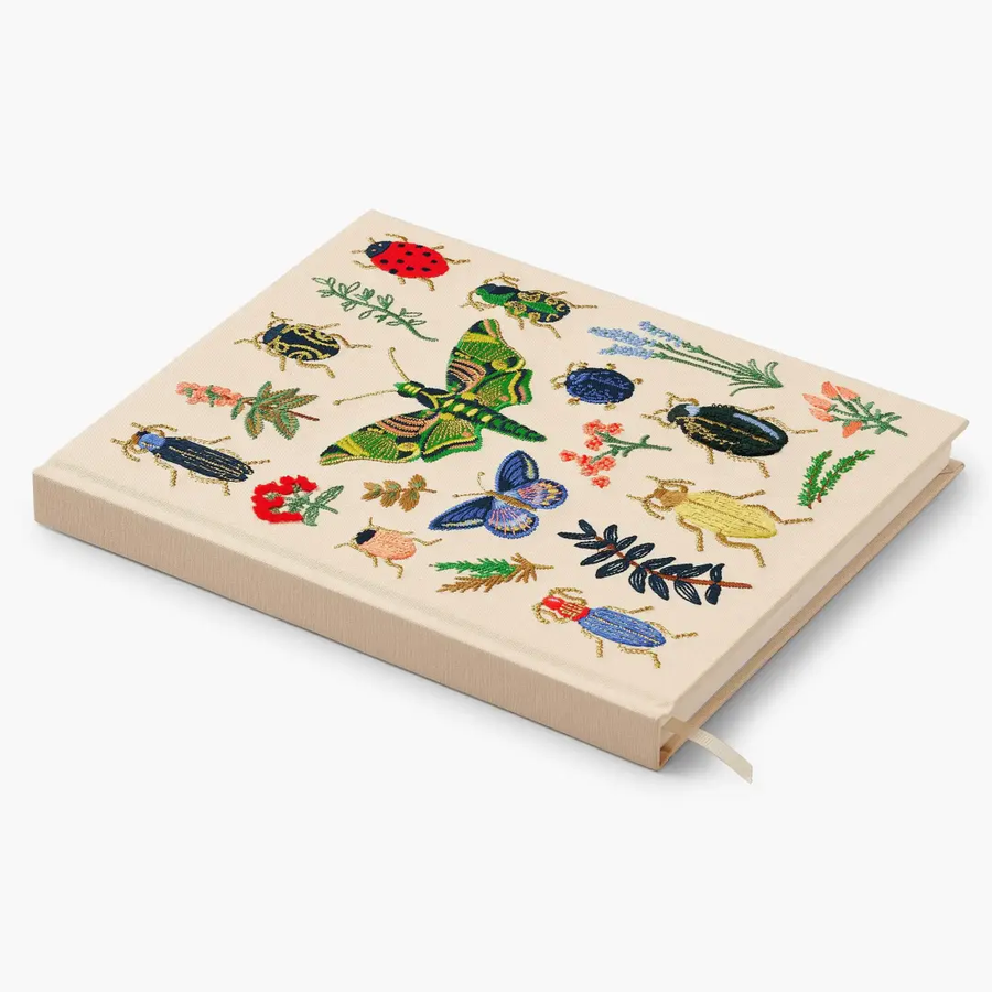 Curio Embroidered Fabric Sketchbook