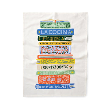 Cookbooks Tea Towel