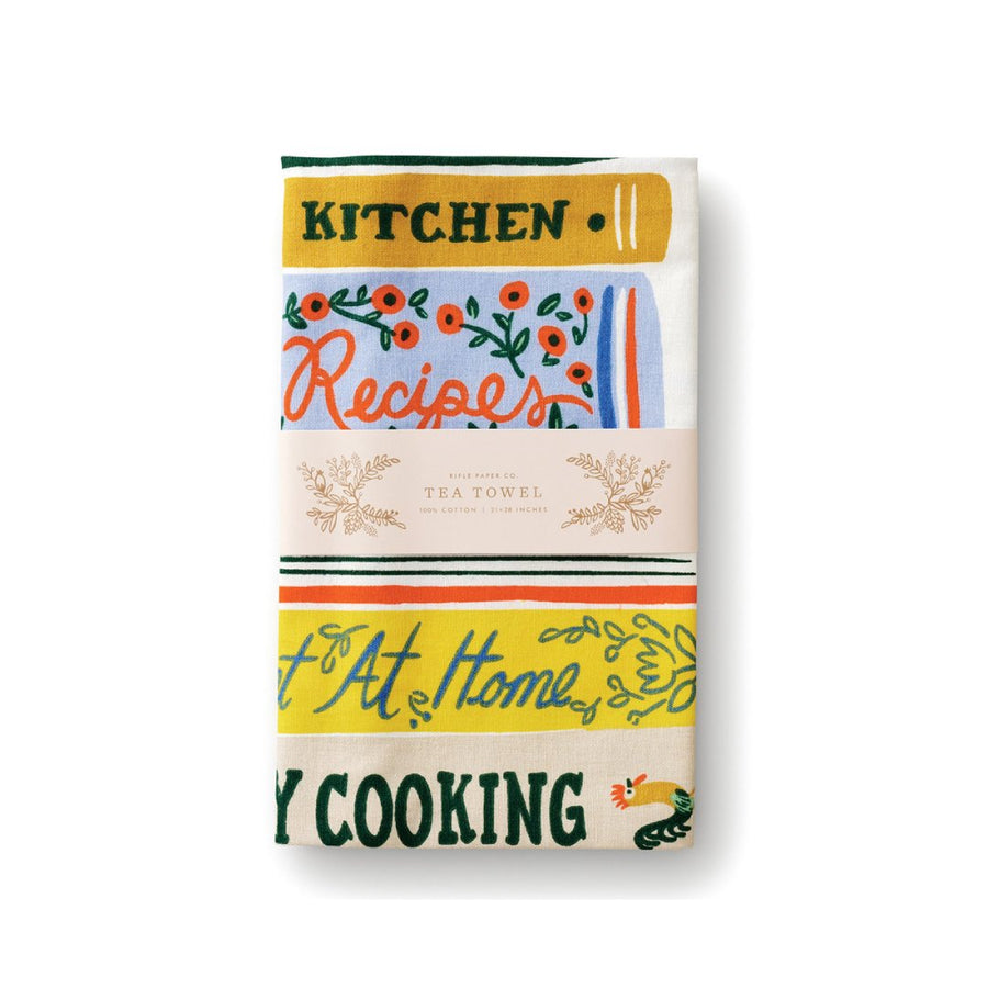 Cookbooks Tea Towel