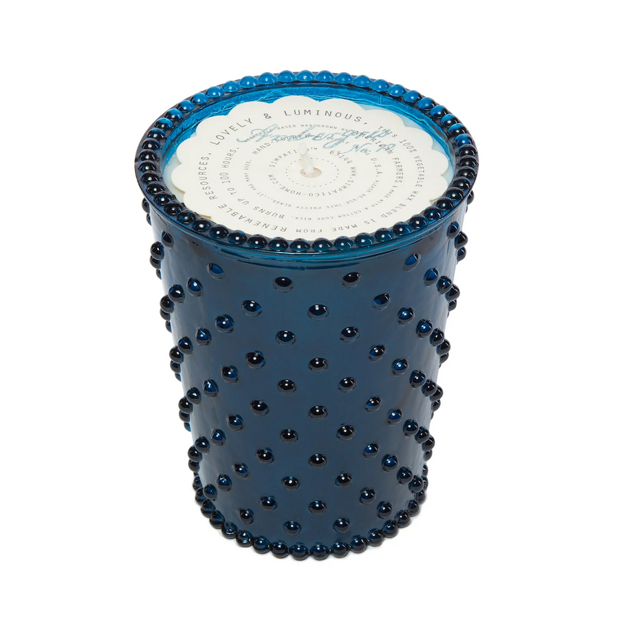 Hobnail Candle - Ambergris