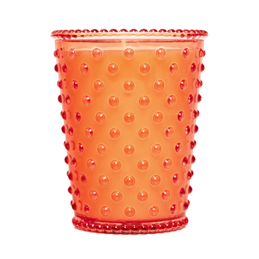 Hobnail Candle - Guava