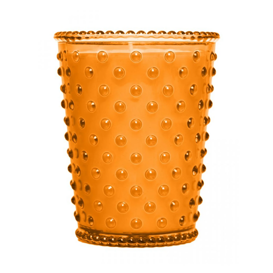 Hobnail Candle - Sicillian Orange