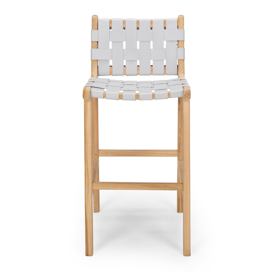 Tijuana Highback Barstool - Duck Egg